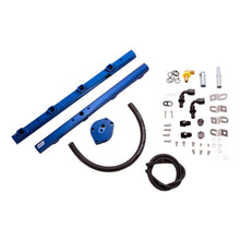 Load image into Gallery viewer, BBK Performance 5015 High-Flow Billet Aluminum Fuel Rail Kit Fits 96-98 Mustang