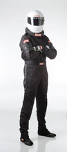 Load image into Gallery viewer, Racequip Black Med-Tall One Piece Single Layer Racing Driver Suit SFI 3.2A/ 1