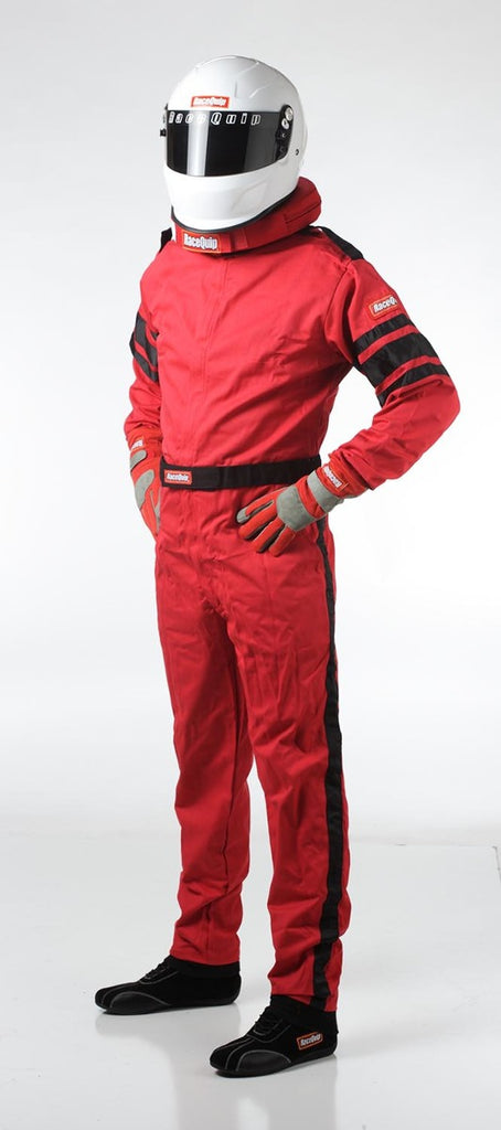 Racequip Red Small One Piece Single Layer Racing Driver Fire Suit SFI 3.2A/ 1