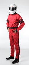 Load image into Gallery viewer, Racequip Red Large One Piece Single Layer Racing Driver Fire Suit SFI 3.2A/ 1