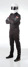 Load image into Gallery viewer, Racequip Black Med-Tall Single Layer Racing Driver Fire Suit Jacket SFI 3.2A/ 1