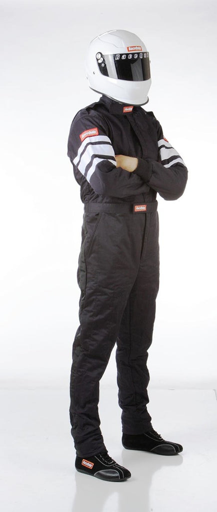 Racequip Black 2X-Large One Piece Multi Layer Racing Driver Suit SFI 3.2A/ 5