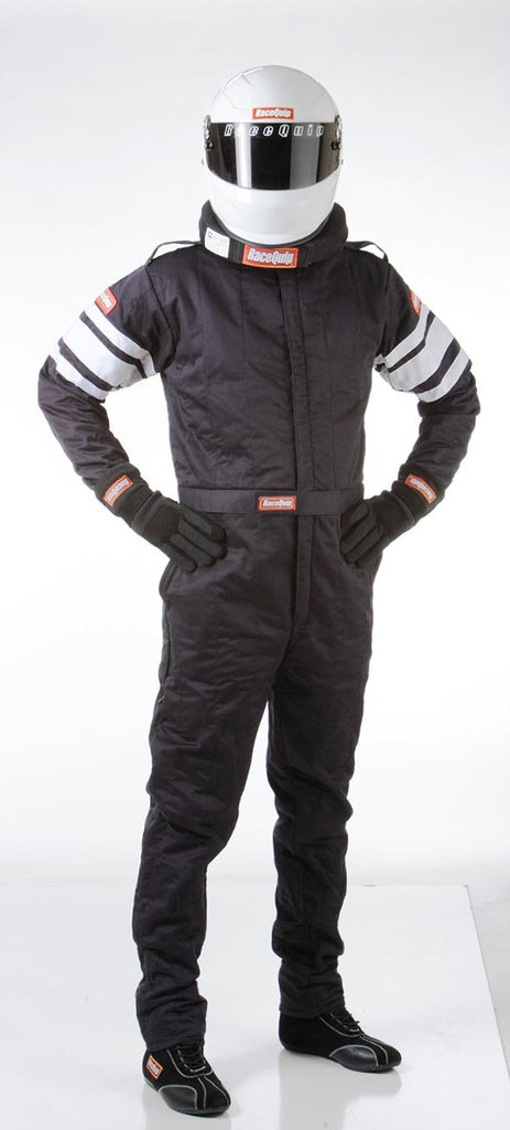 Racequip Black 3X-Large One Piece Multi Layer Racing Driver Suit SFI 3.2A/ 5