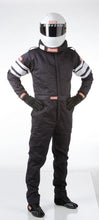 Load image into Gallery viewer, Racequip Black Large One Piece Multi Layer Racing Driver Fire Suit SFI 3.2A/ 5