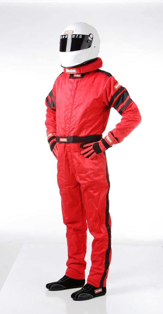 Racequip Red Large One Piece Multi Layer Racing Driver Fire Suit SFI 3.2A/ 5