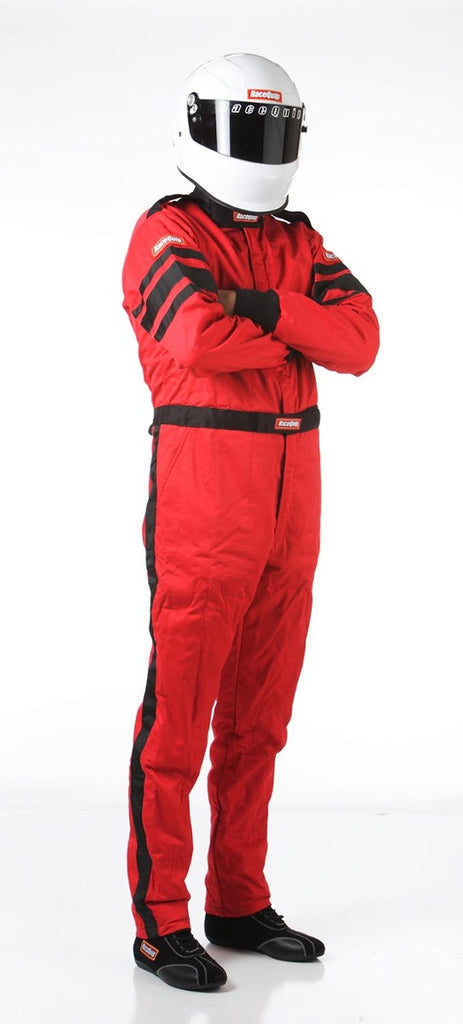 Racequip Red Large One Piece Multi Layer Racing Driver Fire Suit SFI 3.2A/ 5