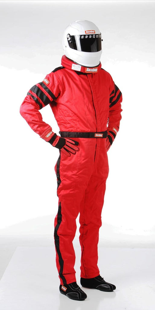 Racequip Red Large One Piece Multi Layer Racing Driver Fire Suit SFI 3.2A/ 5