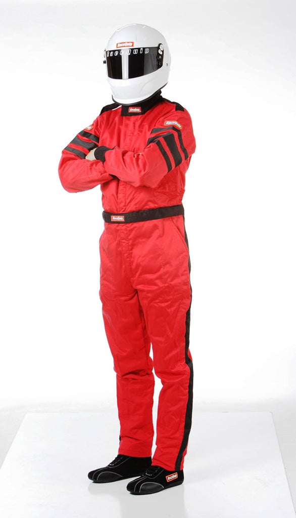 Racequip Red Large One Piece Multi Layer Racing Driver Fire Suit SFI 3.2A/ 5