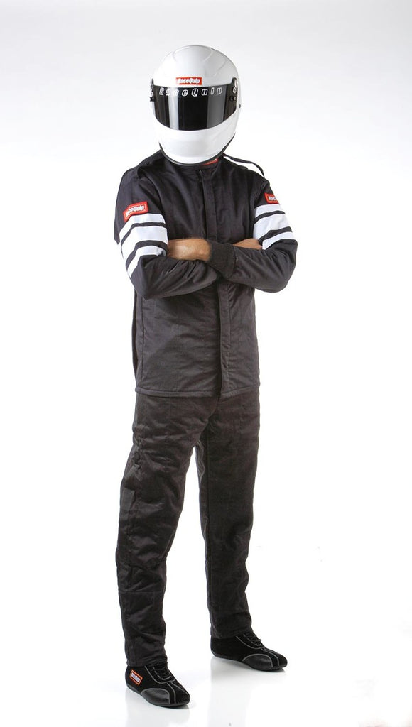 Racequip Black 4X-Large Multi Layer Racing Driver Fire Suit Jacket SFI 3.2A/ 5