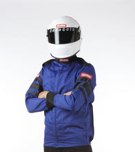 Load image into Gallery viewer, Racequip Blue Medium Multi Layer Racing Driver Fire Suit Jacket SFI 3.2A/ 5