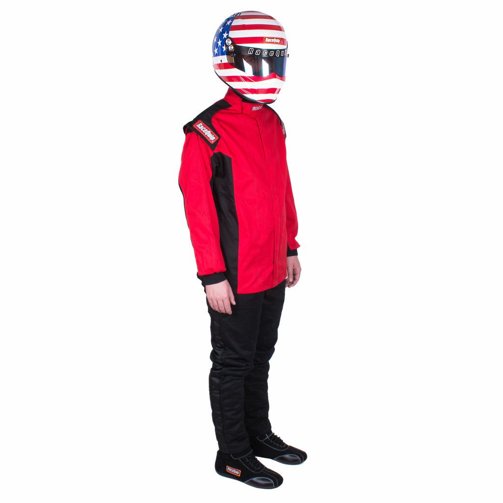 RaceQuip Single Layer Fire Suit Jacket Red 3XL