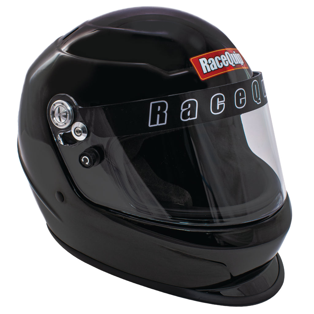 RaceQuip Pro Youth Full-Face Helmet Gloss Black Youth