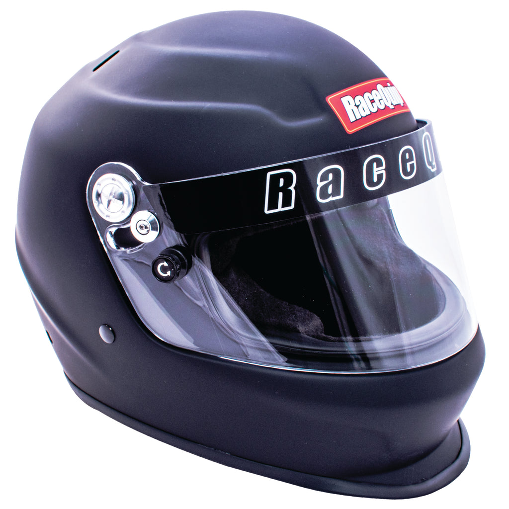 RaceQuip Pro Youth Full-Face Helmet Flat Black Youth