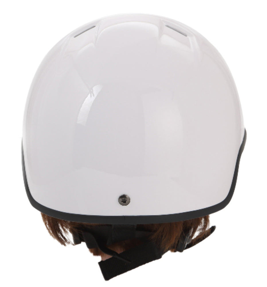 Racequip White Small Shorty Fire Retardant Pit Crew Helmet Accepts Headsets