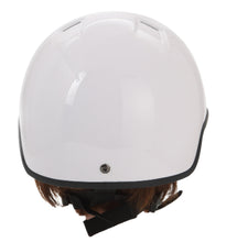 Load image into Gallery viewer, Racequip White Small Shorty Fire Retardant Pit Crew Helmet Accepts Headsets