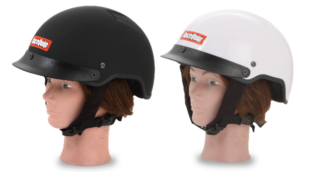 Racequip White Small Shorty Fire Retardant Pit Crew Helmet Accepts Headsets