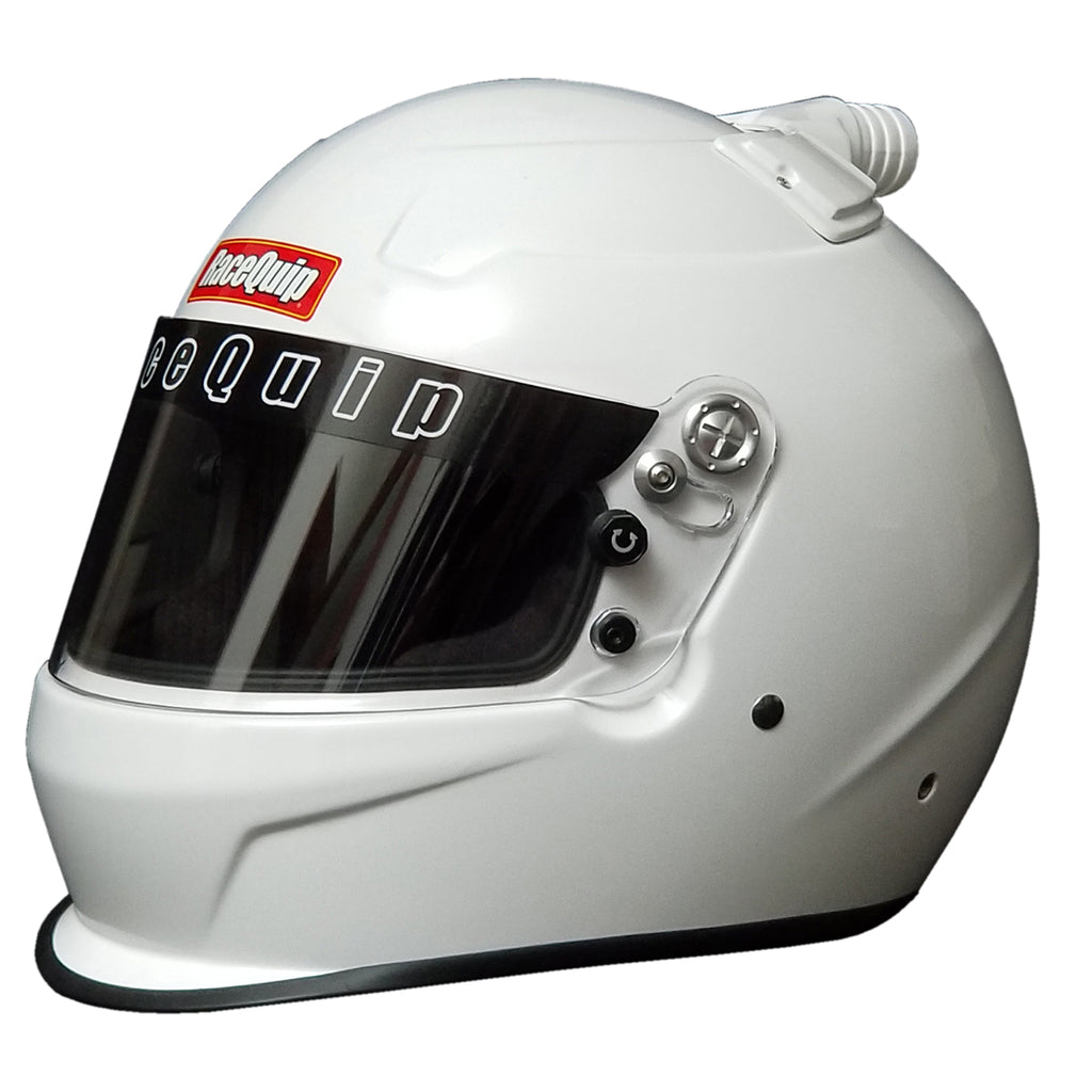 Racequip Gloss White X-Large PRO15 Top Air Full Face Helmet Snell SA-2015