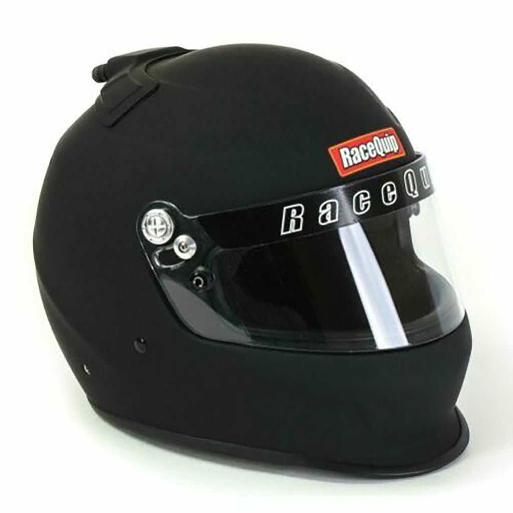 Racequip Flat Black 2X-Large PRO15 Top Air Full Face Helmet Snell SA-2015