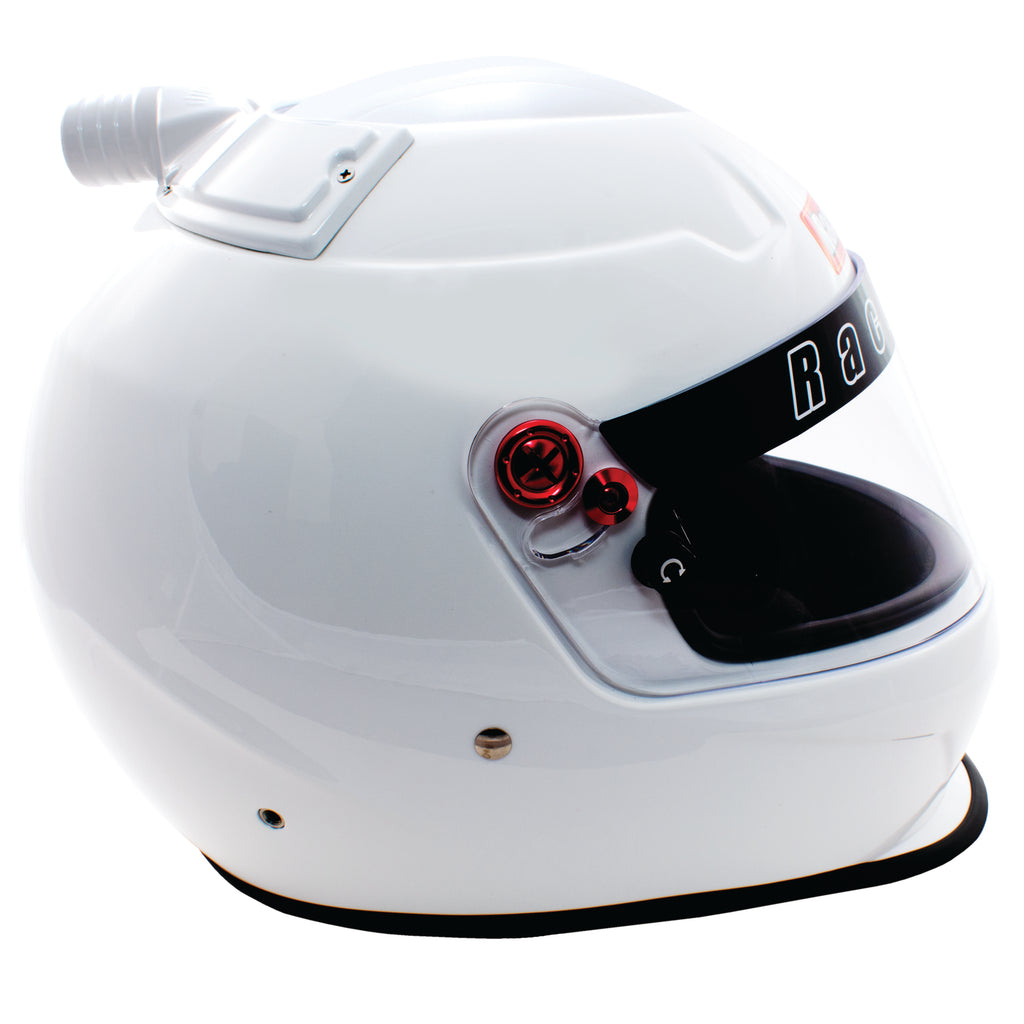 RaceQuip PRO20 Top Air Full Face Helmet Gloss White 2XL