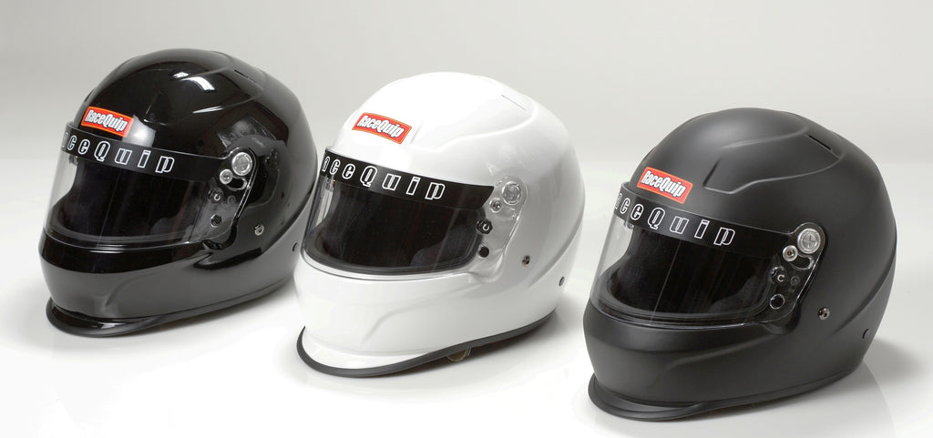 Racequip 273000 Gloss Black 2X-Small PRO15 Full Face Helmet Snell SA-2015