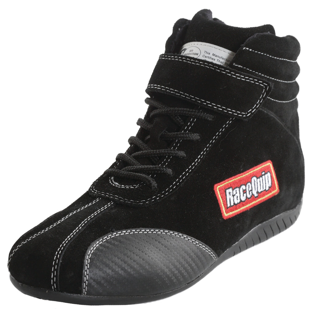 Racequip 30500110 Black Size 11.0 Euro Carbon-L Series Race Shoes SFI 3.3/ 5