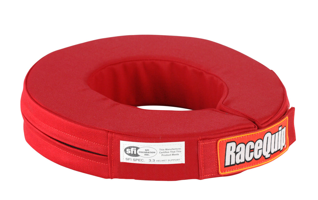 Racequip 337017 360 Degree SFI 3.3 Helmet and Neck Support Collar, 17" Red