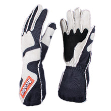 Load image into Gallery viewer, Racequip 2 Layer Nomex Outseam Race Gloves SFI 3.3/5 Gray &amp; Black X-Large