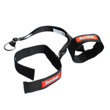 Load image into Gallery viewer, RaceQuip Hook and Loop Adjustable 2&quot; Cuff Black Youth 7 in. to 10 in. Forearm