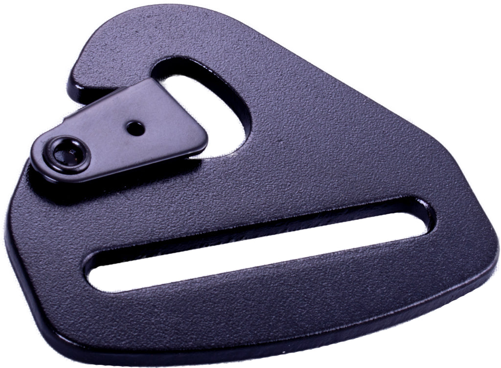 RaceQuip Seat Belt Mounting Hardware Snap Hook End Black 2 in.