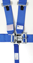 Load image into Gallery viewer, Racequip 711021 Blue Latch &amp; Link 5 Point Auto Seat Belt SFI 16.1