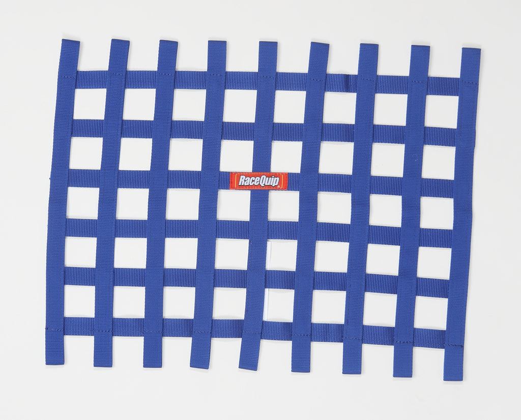 Racequip 721025 Blue 18 H X 24 W Ribbon Style Race Car Window Net