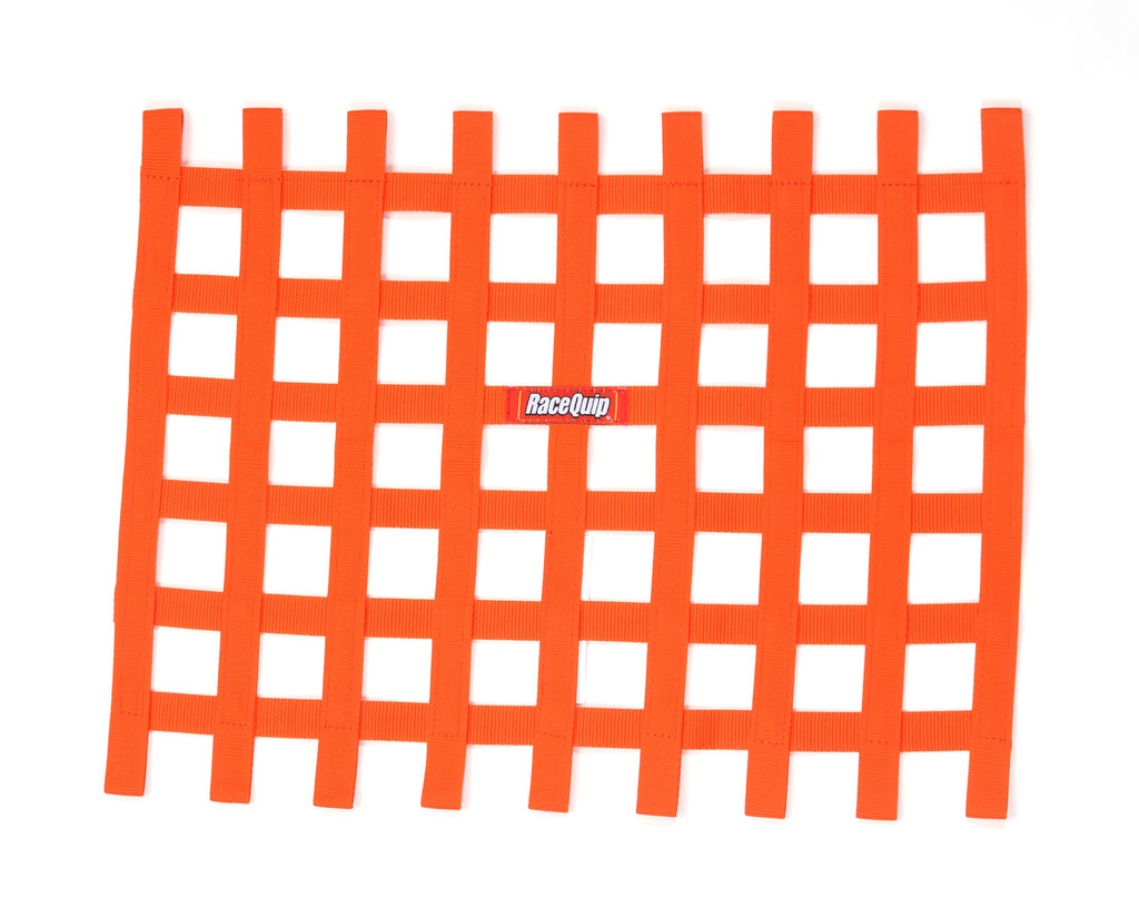 Racequip 721045 Orange 18 H X 24 W Ribbon Style Race Car Window Net