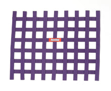 Load image into Gallery viewer, Racequip 721055 Purple 18 H X 24 W Ribbon Style Race Car Window Net