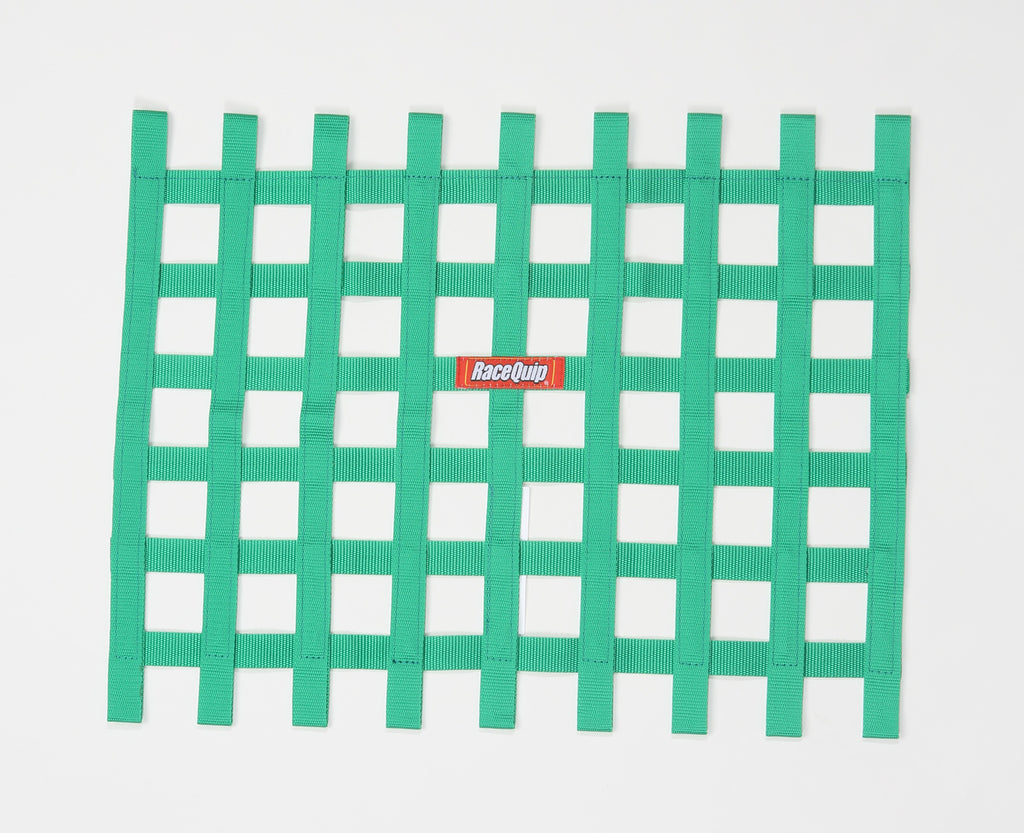 Racequip 721075 Green 18 H X 24 W Ribbon Style Race Car Window Net