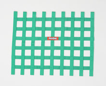 Load image into Gallery viewer, Racequip 721075 Green 18 H X 24 W Ribbon Style Race Car Window Net