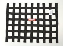 Load image into Gallery viewer, Racequip 725005 Black 18 H X 24 W Ribbon Style Race Car Window Net SFI 27.1