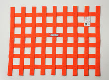 Load image into Gallery viewer, Racequip 725045 Orange 18 H X 24 W Ribbon Style Race Car Window Net SFI 27.1