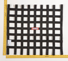 Load image into Gallery viewer, Racequip 726007 Black 21 H X 24 W Ribbon Style Race Car Window Net SFI 27.1