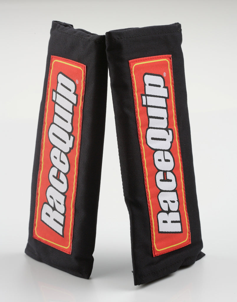 Racequip Black Harness Pads Slip Over 2 in or 3 in Shoulder Belts Sold as Pair