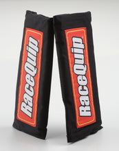 Load image into Gallery viewer, Racequip Black Harness Pads Slip Over 2 in or 3 in Shoulder Belts Sold as Pair