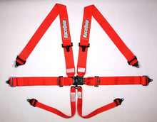 Load image into Gallery viewer, Racequip 812012 Red Small Buckle Latch &amp; Link 6 Point Harness Set  SFI 16.1