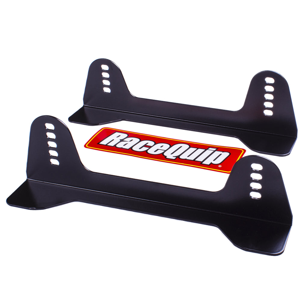 RaceQuip Steel Seat Mount Brackets Short Black Powder Coated 1”-4” Range