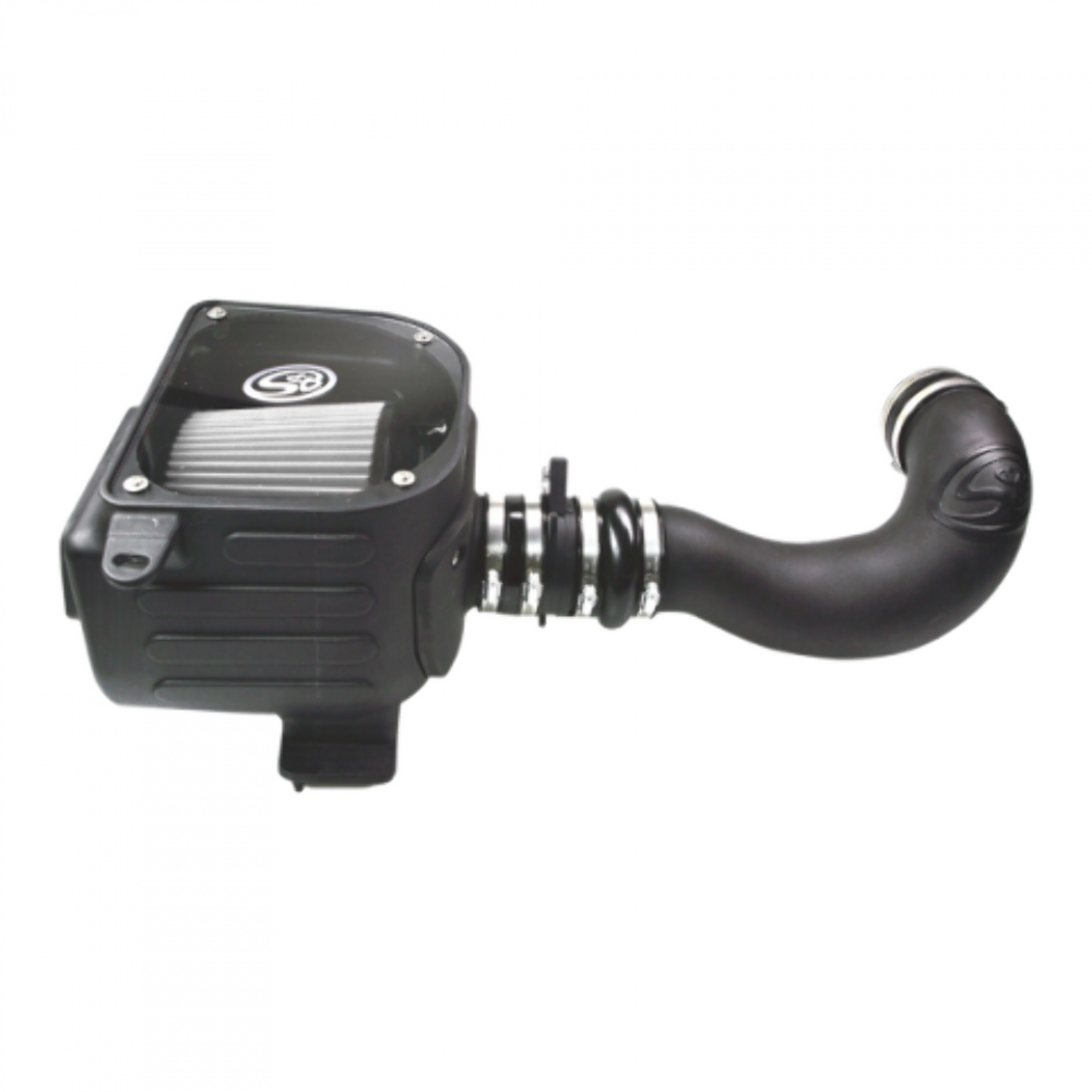 S&B Filter 75-5021D Cold Air Intake For 07-08 GMC Sierra 4.8L, 5.3L, 6.0L Dry Dry Extendable White