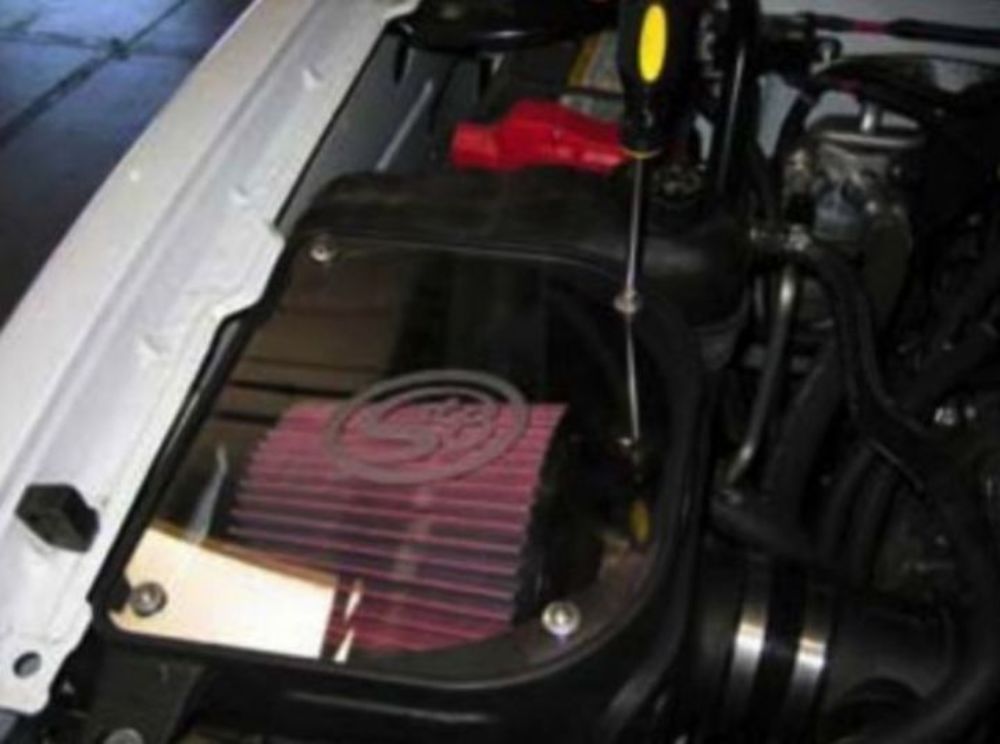 S&B Filter 75-5021D Cold Air Intake For 07-08 GMC Sierra 4.8L, 5.3L, 6.0L Dry Dry Extendable White