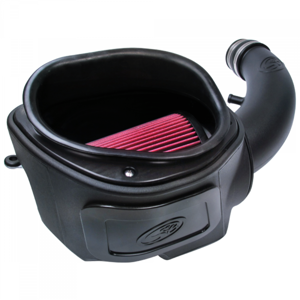 S&B 75-5084 Cold Air Intake For 07-11 Jeep Wrangler JK V6-3.8L Oiled Cotton Cleanable Red