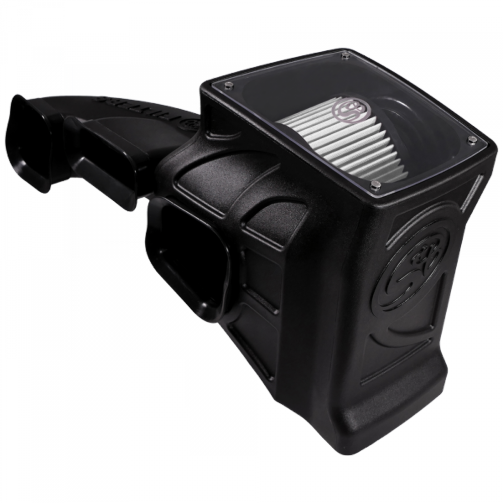 S&B 75-5086D Cold Air Intake For 16-19 Chevrolet Colorado GMC Canyon 2.8L Duramax Dry Dry Extendable White