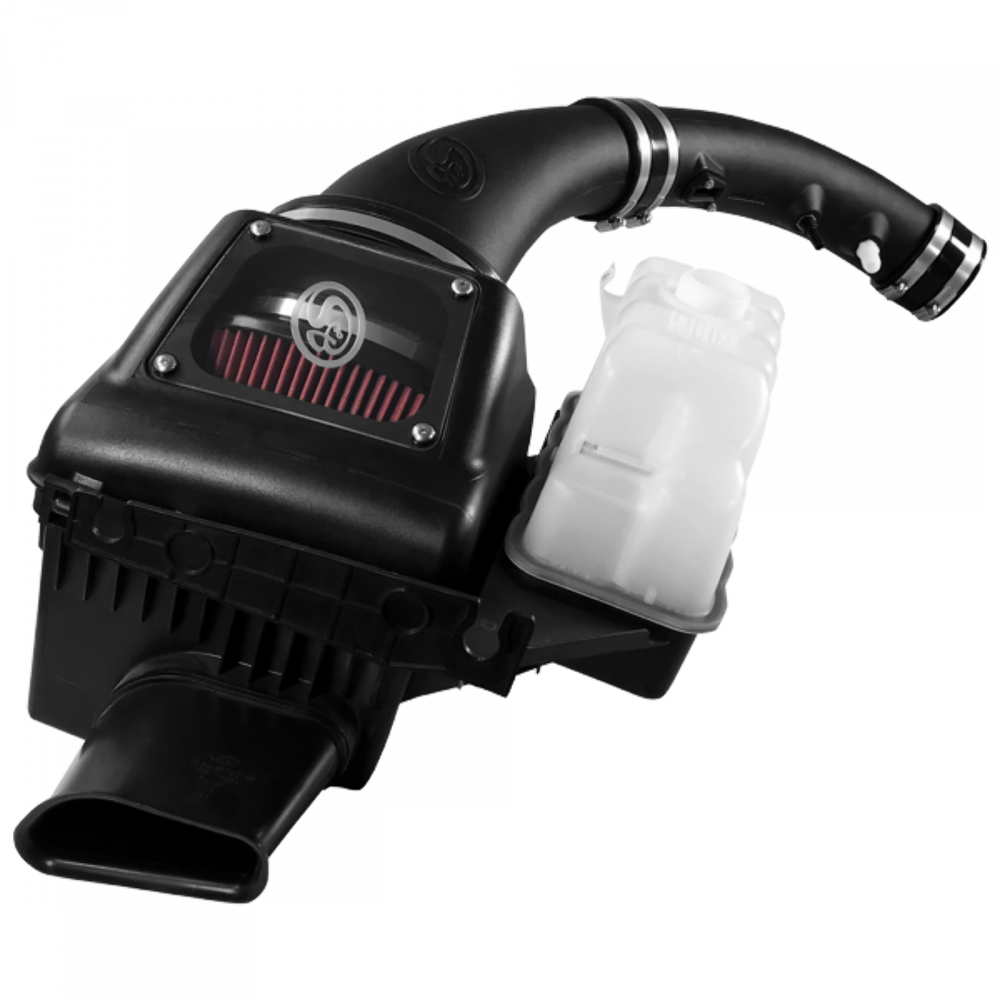 S&B 75-5108 Cold Air Intake For 11-16 Ford F250 F350 V8-6.2L Oiled Cotton Cleanable Red