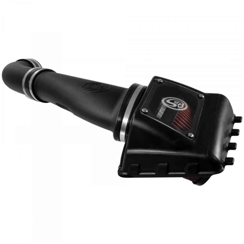 S&B 75-5108 Cold Air Intake For 11-16 Ford F250 F350 V8-6.2L Oiled Cotton Cleanable Red