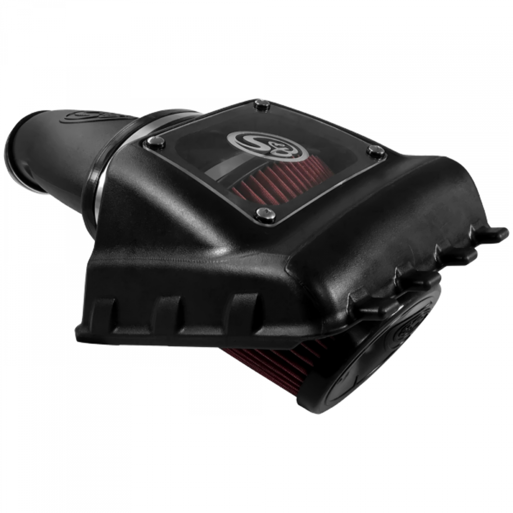 S&B 75-5108 Cold Air Intake For 11-16 Ford F250 F350 V8-6.2L Oiled Cotton Cleanable Red