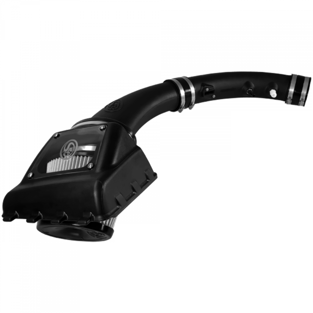 S&B 75-5108D Cold Air Intake For 11-16 Ford F250 F350 V8-6.2L Dry Dry Extendable White